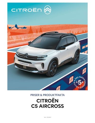 Erbjudanden av Bilar och Motor i Örebro | Citroën C5 AIRCROSS de Citroën | 2024-06-19 - 2025-06-19