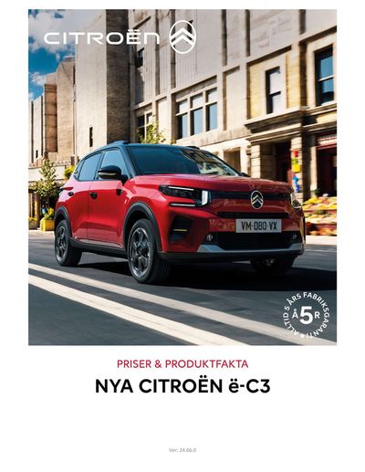 Erbjudanden av Bilar och Motor i Örebro | Citroën reklamblad de Citroën | 2024-06-20 - 2025-06-20