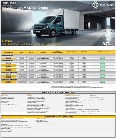 Erbjudanden av Bilar och Motor i Göteborg | Renault Master Chassi de Renault | 2024-07-06 - 2025-07-06