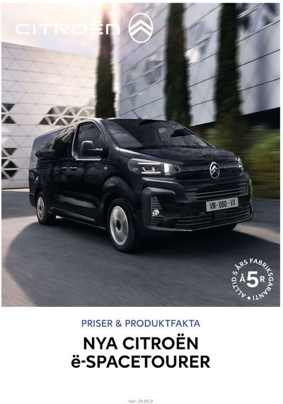 Erbjudanden av Bilar och Motor i Ljungby (Kronoberg) | Citroën NYA Ë-SPACETOURER de Citroën | 2024-07-09 - 2025-07-09