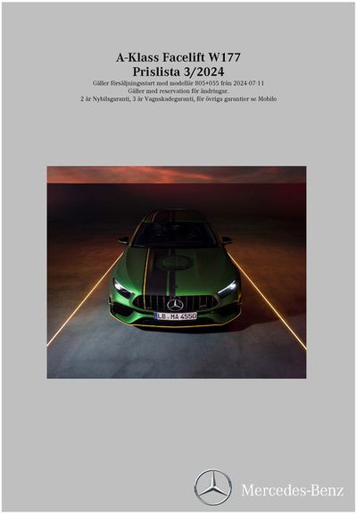 Mercedes-Benz-katalog | Mercedes-Benz Hatchback W177-fl | 2024-07-12 - 2025-07-12