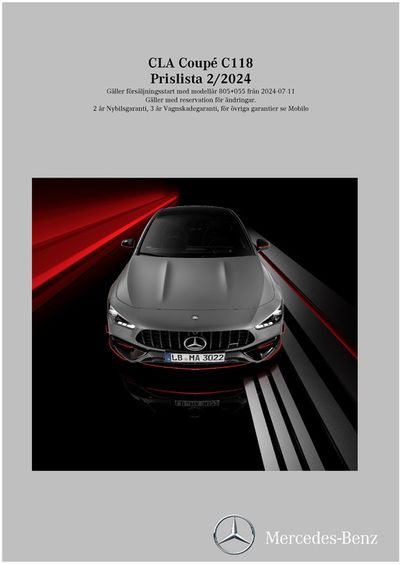 Mercedes-Benz-katalog | Mercedes-Benz Coupe C118-fl | 2024-07-12 - 2025-07-12