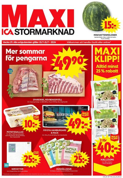 ICA Maxi-katalog i Malmö | Aktuella deals och erbjudanden | 2024-07-15 - 2024-07-29
