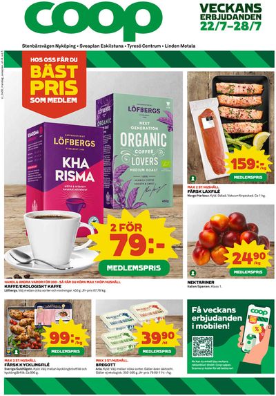 Erbjudanden av Matbutiker i Eskilstuna | Top-deals för alla kunder de Coop | 2024-07-22 - 2024-07-28