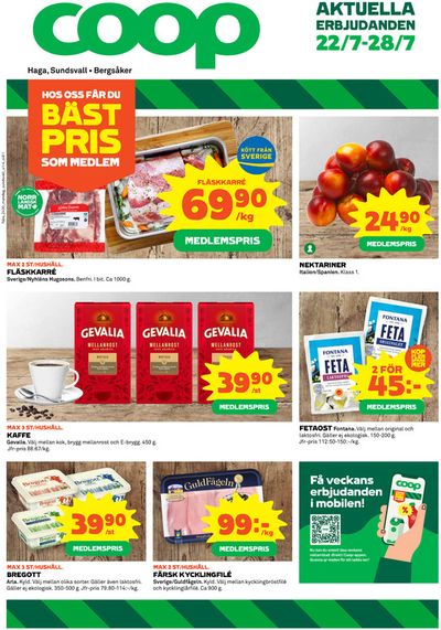 Erbjudanden av Matbutiker i Sundsvall | Våra bästa erbjudanden för dig de Coop | 2024-07-22 - 2024-07-28