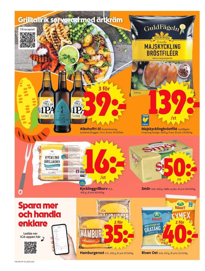 ICA Supermarket-katalog i Uppsala | Rabatter och kampanjer | 2024-07-22 - 2024-07-28