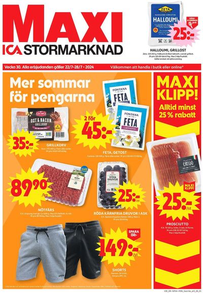 ICA Maxi-katalog i Östersund | ICA Maxi Erbjudanden | 2024-07-22 - 2024-07-28