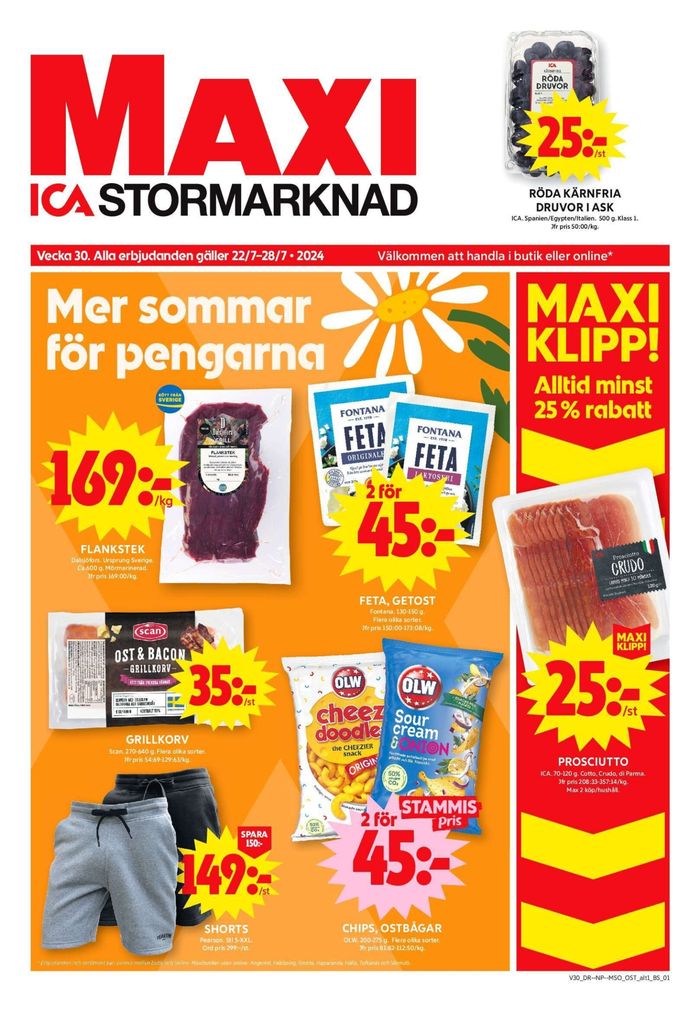 ICA Maxi-katalog | Spara nu med våra deals | 2024-07-22 - 2024-07-28