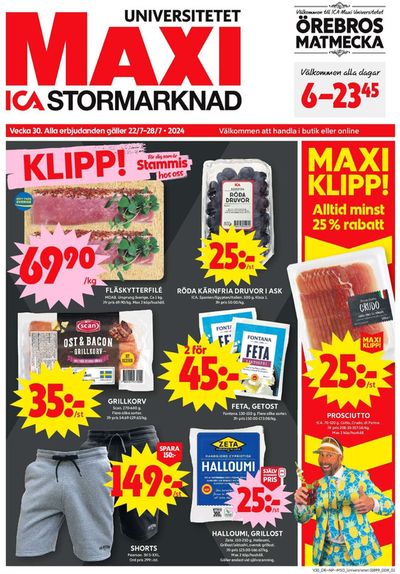 ICA Maxi-katalog i Örebro | Nya erbjudanden att upptäcka | 2024-07-22 - 2024-07-28
