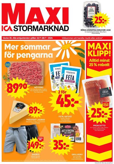 ICA Maxi-katalog i Skövde | Aktuella specialerbjudanden | 2024-07-22 - 2024-07-28