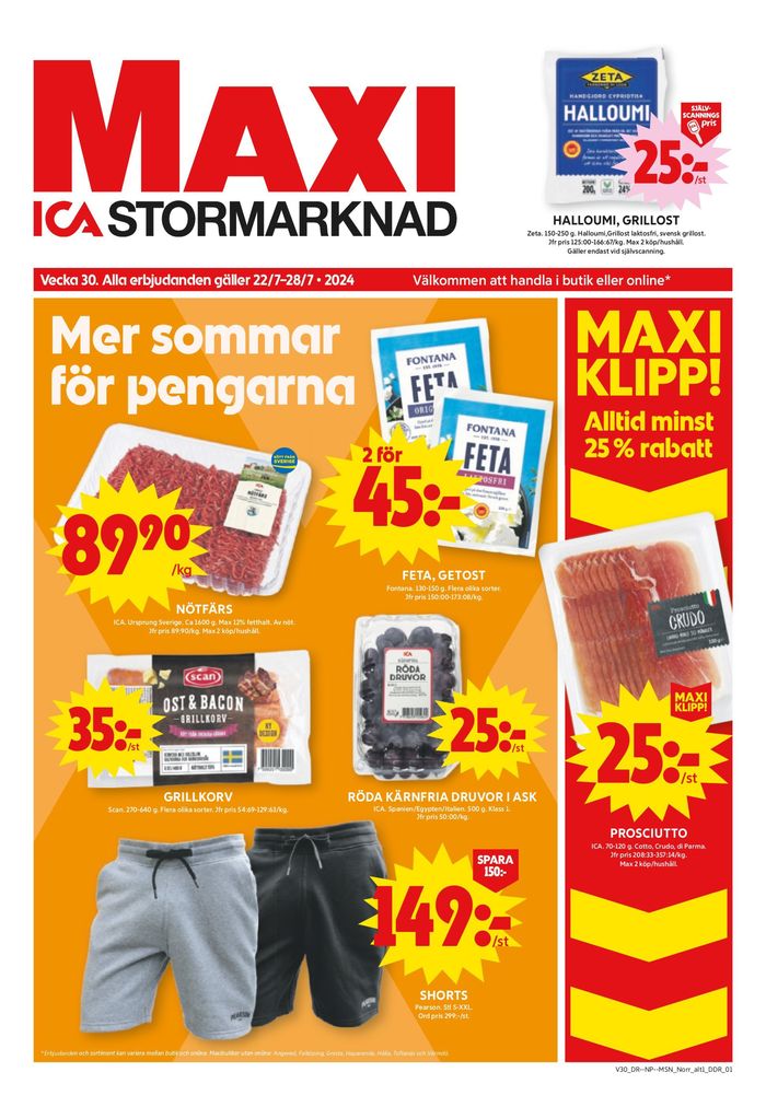 ICA Maxi-katalog i Skellefteå | Exklusiva deals och fynd | 2024-07-22 - 2024-07-28