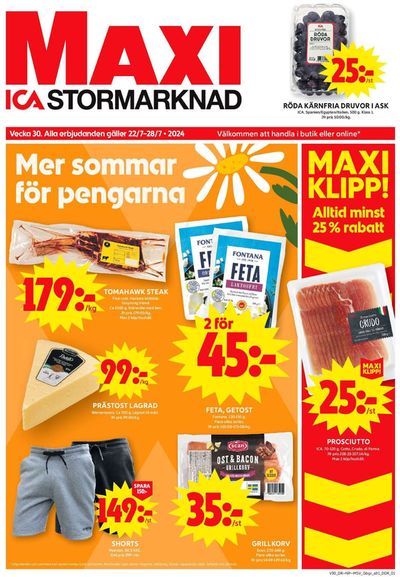ICA Maxi-katalog i Göteborg | Spara nu med våra deals | 2024-07-22 - 2024-07-28