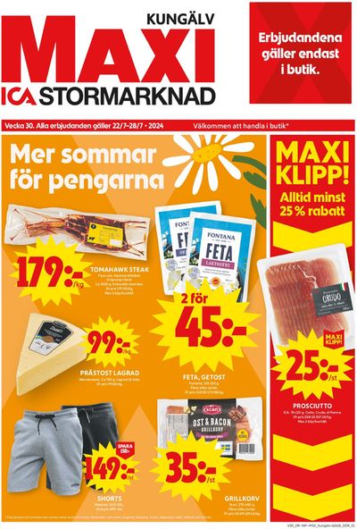 ICA Maxi-katalog i Kungälv | Top-erbjudanden för alla fyndjägare | 2024-07-22 - 2024-07-28