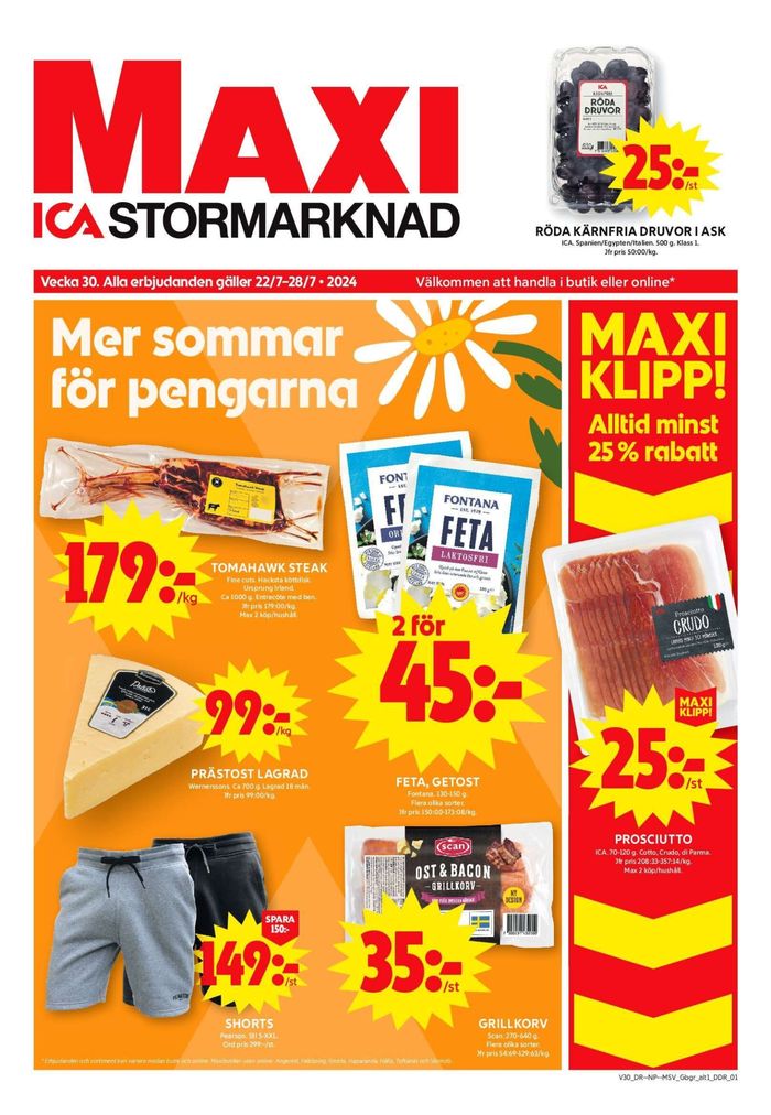 ICA Maxi-katalog i Göteborg | Nya erbjudanden att upptäcka | 2024-07-22 - 2024-07-28