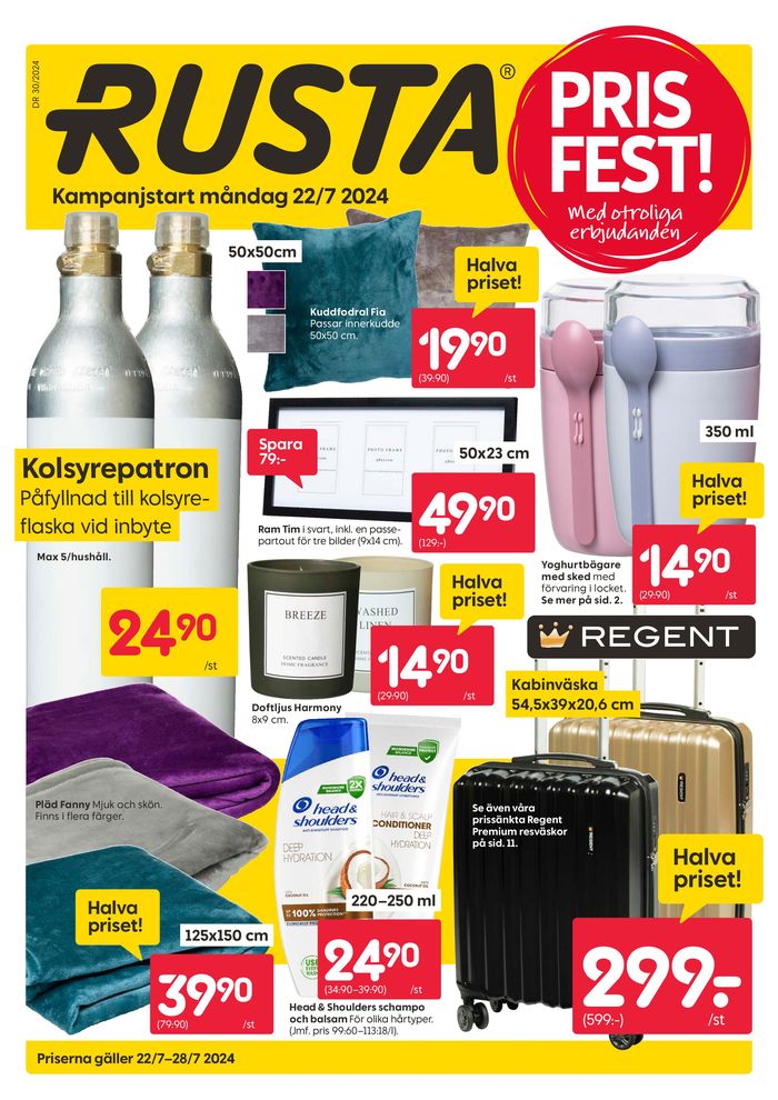 Rusta-katalog i Göteborg | Rusta reklambad | 2024-07-22 - 2024-08-05