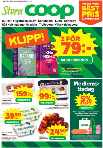 Stora Coop-katalog i Karlshamn | Top-erbjudanden för alla fyndjägare | 2024-07-22 - 2024-07-28