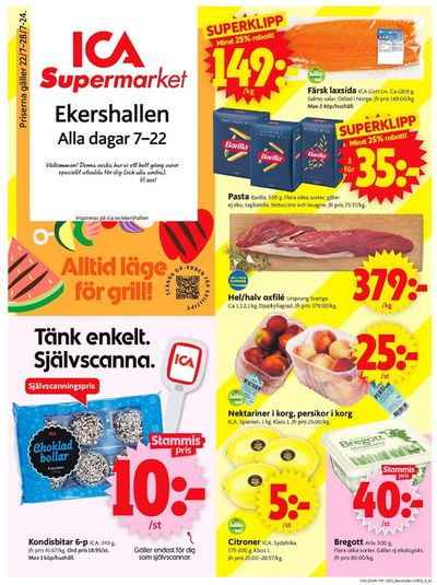 Erbjudanden av Matbutiker i Örebro | Top-deals för alla kunder de ICA Supermarket | 2024-07-22 - 2024-07-28