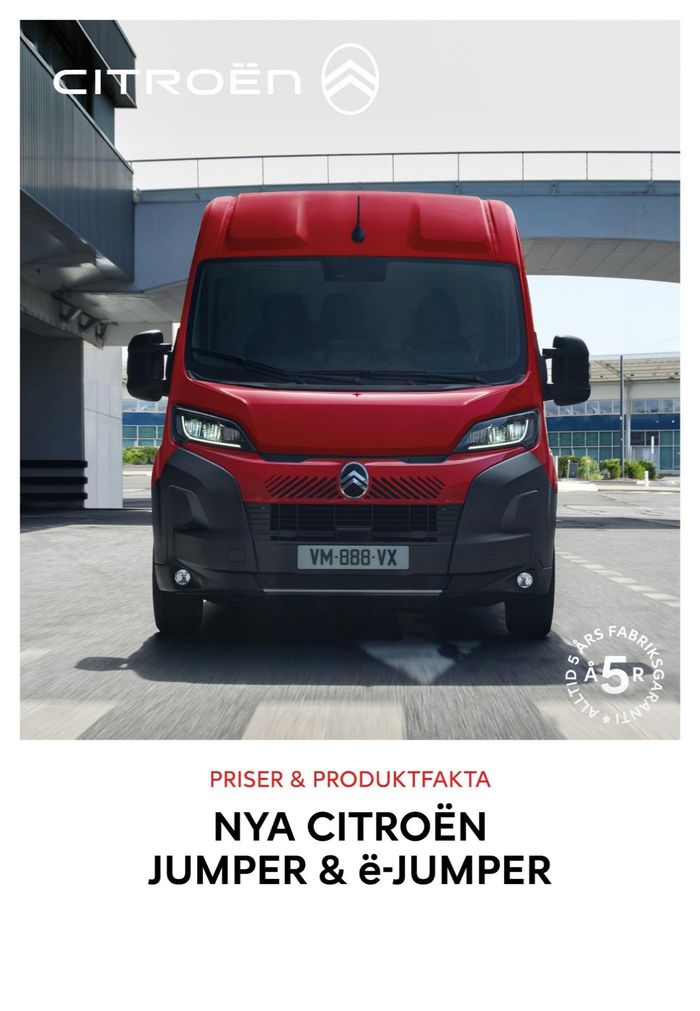 Citroën-katalog | Citroën NYA JUMPER | 2024-07-25 - 2025-07-25