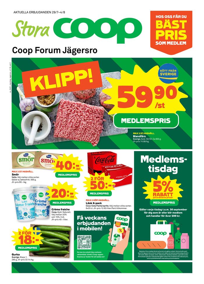 Coop Forum-katalog i Malmö | Nya erbjudanden att upptäcka | 2024-07-29 - 2024-08-04