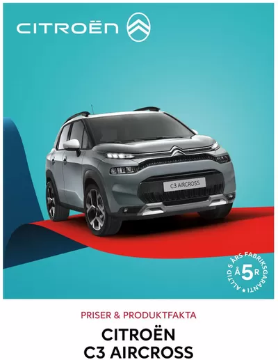 Citroën-katalog i Stockholm | Citroën C3 AIRCROSS | 2024-08-31 - 2025-08-31