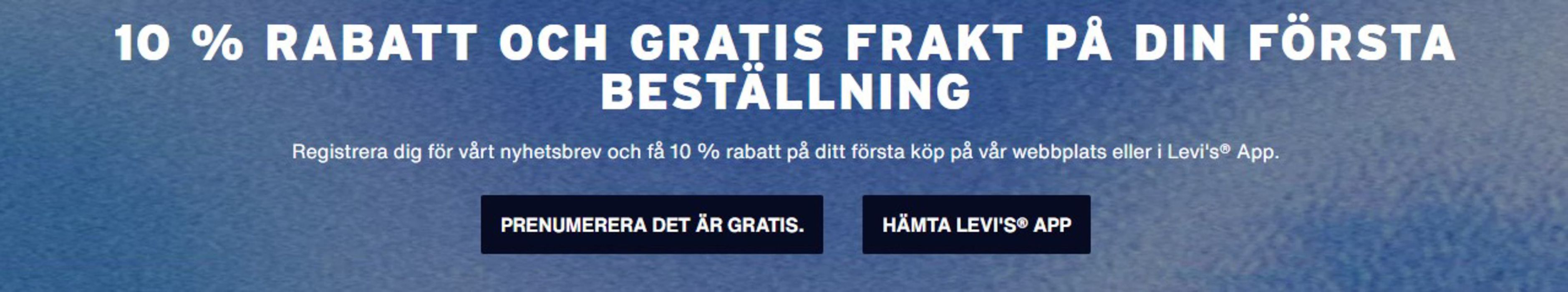 Levi's-katalog i Stockholm | 10 % rabatt och gratis frakt på din första beställning | 2024-09-03 - 2024-09-26