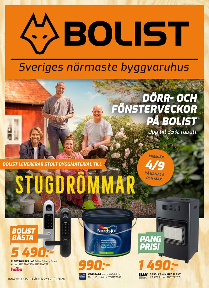 Bolist-katalog i Arboga | Kampanj just nu!  | 2024-09-04 - 2024-09-29