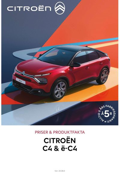 Citroën-katalog i Hoting | Citroën C4 | 2024-09-14 - 2025-09-14