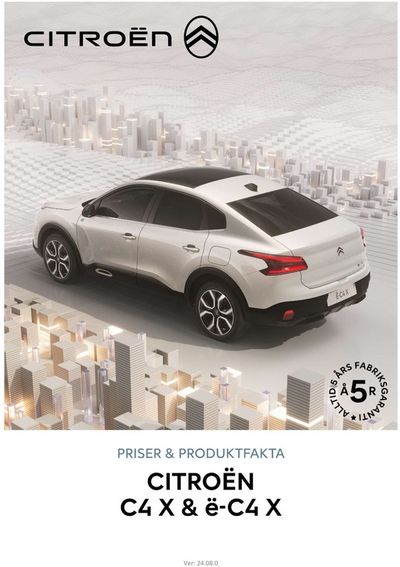 Citroën-katalog i Kristianstad | Citroën C4 X | 2024-09-14 - 2025-09-14