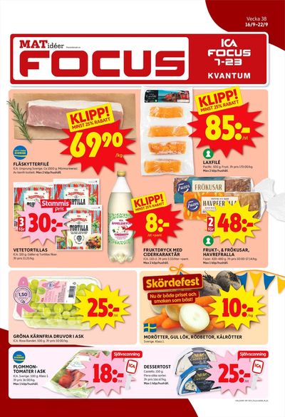 ICA Kvantum-katalog i Askim | Aktuella deals och erbjudanden | 2024-09-16 - 2024-09-22