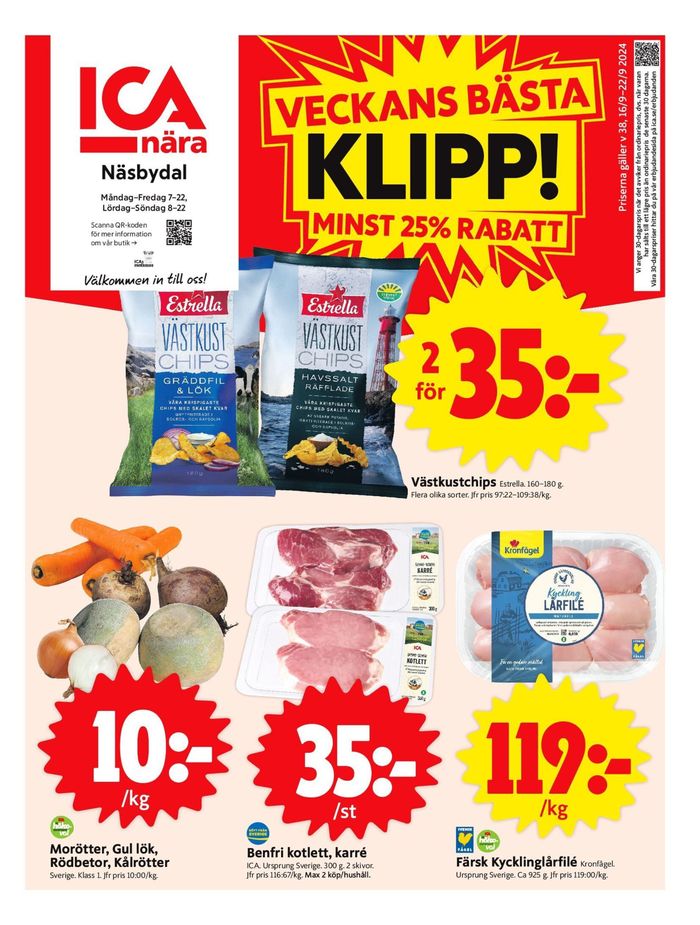 ICA Nära-katalog i Täby | Våra bästa deals för dig | 2024-09-16 - 2024-09-22