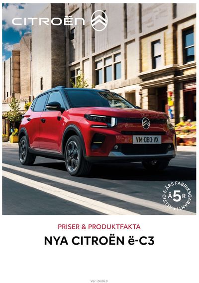 Citroën-katalog i Kristianstad | Citroën NYA Ë-C3 | 2024-09-17 - 2025-09-17