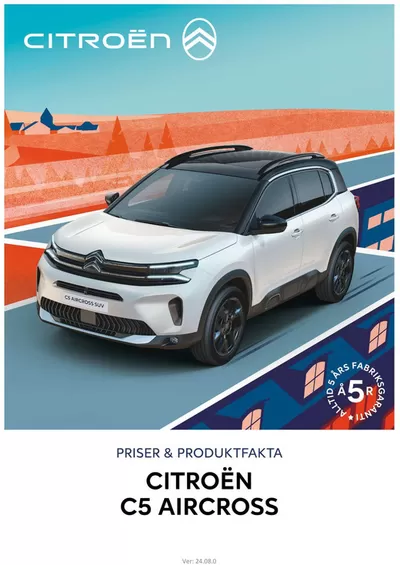 Citroën-katalog i Stockholm | Citroën C5 AIRCROSS | 2024-09-17 - 2025-09-17