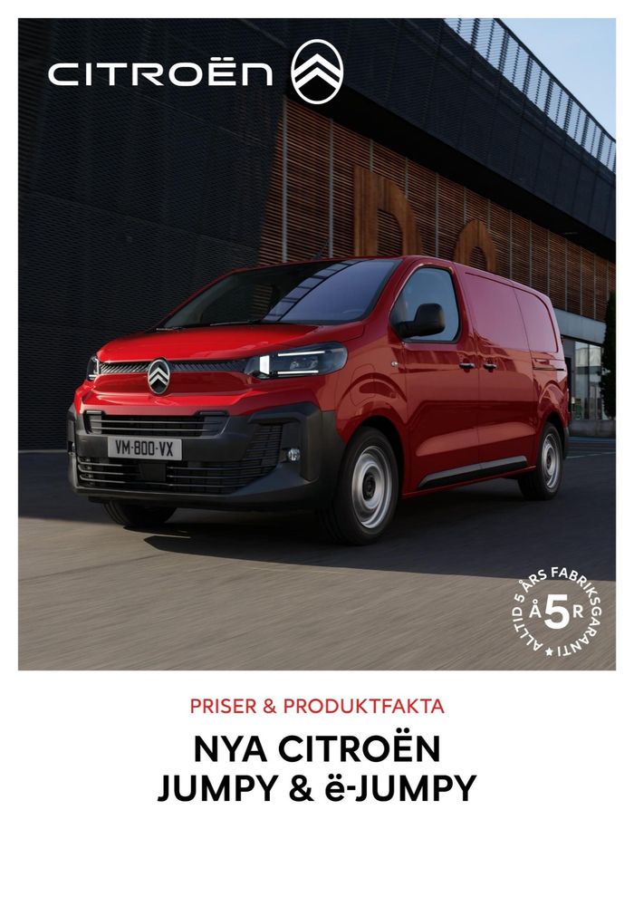 Citroën-katalog i Hoting | Citroën NYA JUMPY | 2024-09-17 - 2025-09-17