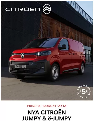 Citroën-katalog i Solna | Citroën NYA JUMPY | 2024-09-17 - 2025-09-17