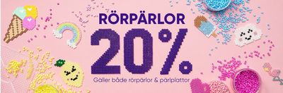 Erbjudanden av Möbler och Inredning i Fagersjö | Rörpärlor 20% off ! de Panduro | 2024-09-18 - 2024-10-11