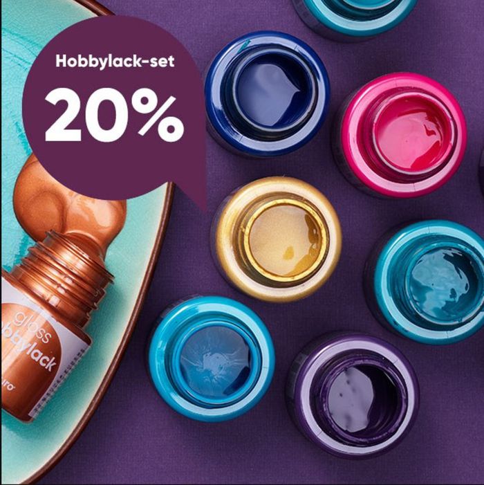 Panduro-katalog i Helsingborg | Hobbylack-set 20% | 2024-09-18 - 2024-10-11