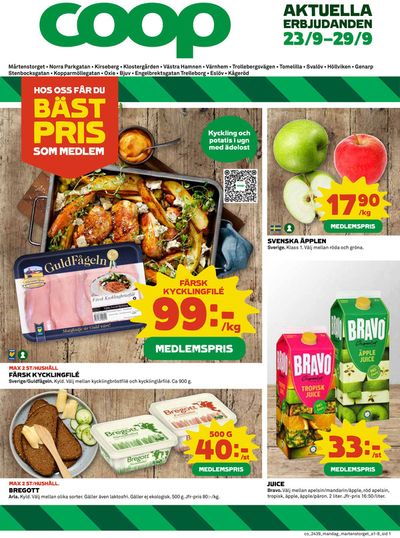 Coop-katalog i Kågeröd | Fantastiska rabatter på utvalda produkter | 2024-09-23 - 2024-09-29