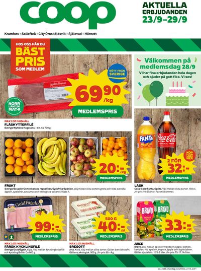 Coop-katalog i Nyänget | Top-erbjudanden för sparrävar | 2024-09-23 - 2024-09-29