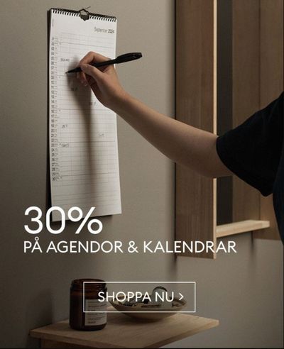 Granit-katalog i Jönköping | 30% på agendor & kalendrar | 2024-09-19 - 2024-10-11