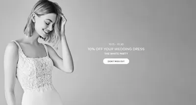 Pronovias-katalog i Täby | 10% off wedding dress ! | 2024-10-15 - 2024-12-31