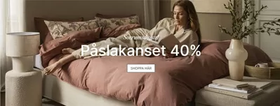 Erbjudanden av Möbler och Inredning i Boden | Paslakanset 40% de Hemtex | 2024-10-10 - 2024-10-23