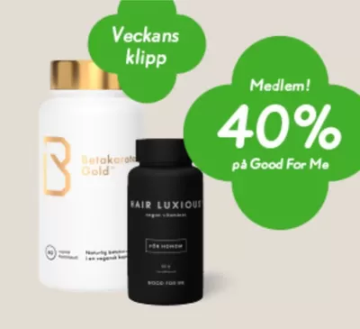 Apoteket-katalog i Helsingborg | Medlem , 40% pa Good For Me | 2024-10-10 - 2024-10-24