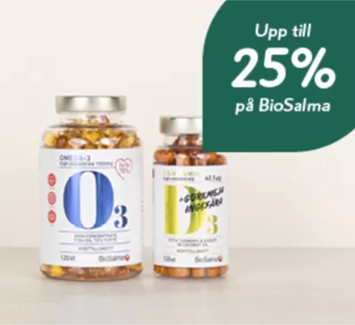 Apoteket-katalog | Upp till 25% på BioSalma | 2024-10-10 - 2024-10-24