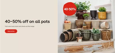 Plantagen-katalog i Örebro | 40-50% off on all pots  | 2024-10-11 - 2024-10-22