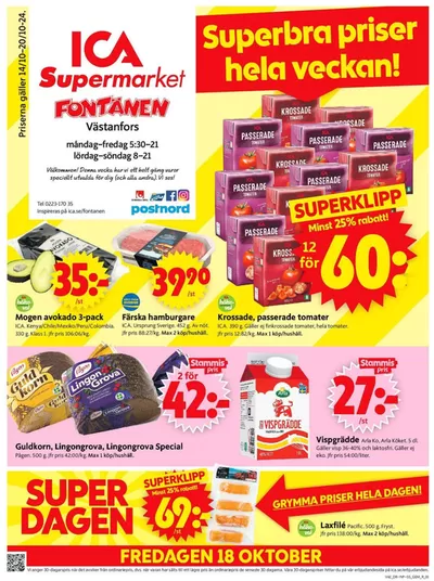 ICA Supermarket-katalog i Kista | Nya erbjudanden att upptäcka | 2024-10-13 - 2024-10-27