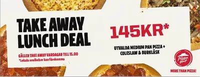 Erbjudanden av Restauranger och Kaféer i Linköping | Take away lunch deal ! de Pizza Hut | 2024-10-14 - 2024-10-23