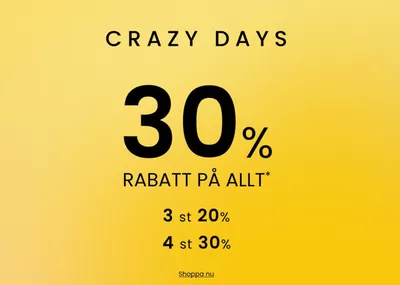 Erbjudanden av Kläder, Skor och Accessoarer i Ödåkra | Crazy days 30% off de Change | 2024-10-16 - 2024-10-30