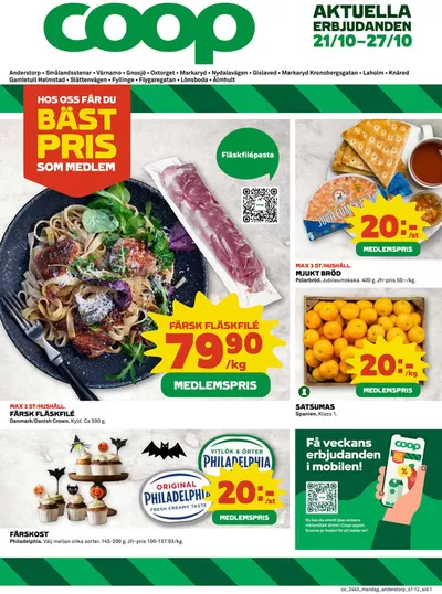 Coop-katalog i Halmstad | Top-erbjudanden för sparrävar | 2024-10-21 - 2024-10-27