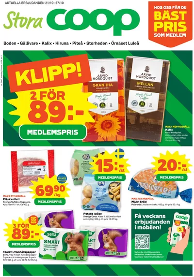 Stora Coop-katalog i Gällivare | Våra bästa erbjudanden för dig | 2024-10-21 - 2024-10-27