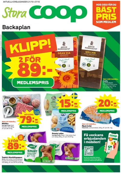 Stora Coop-katalog i Göteborg | Aktuella fynd och erbjudanden | 2024-10-21 - 2024-10-27